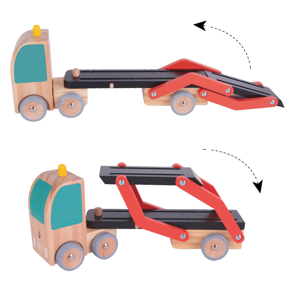 Classic World Piros Autószállító Teherautó