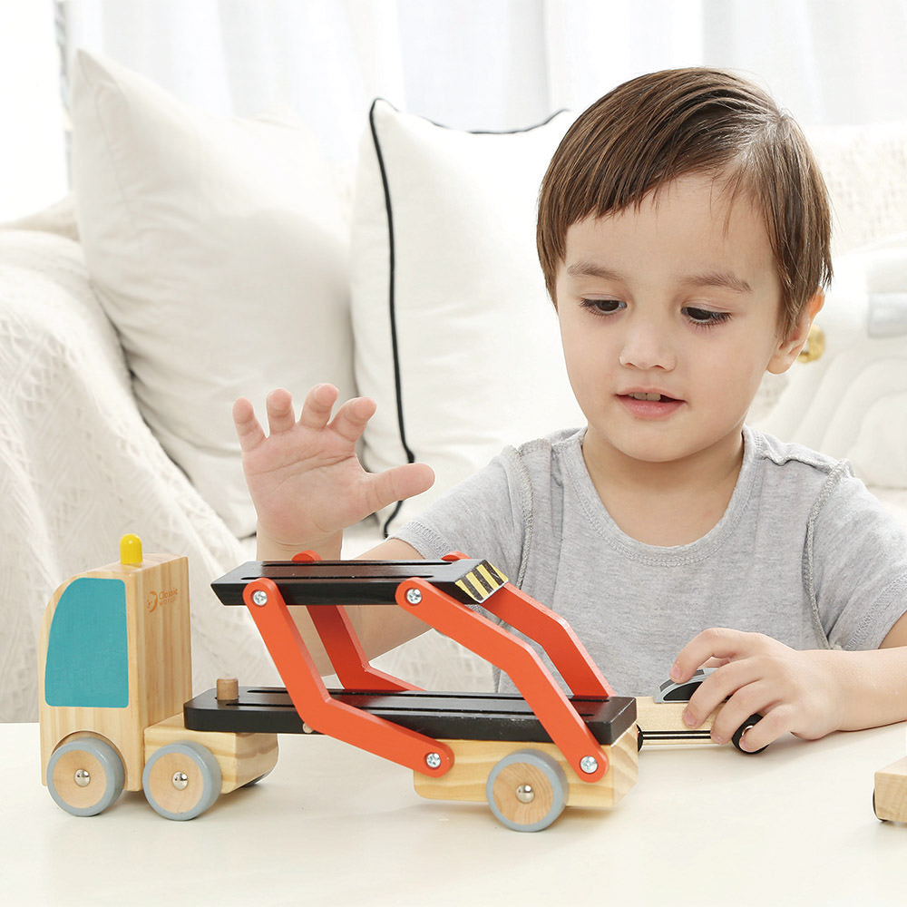 Classic World Piros Autószállító Teherautó