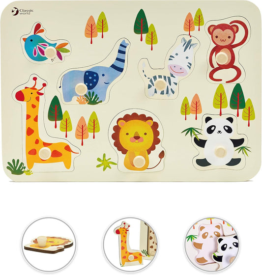 Classic World Állatos Formakirakó